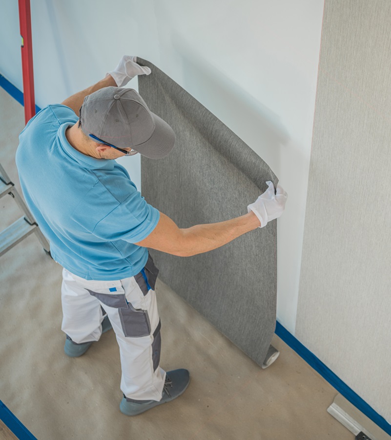 Tapezierarbeiten Bild Tapezierarbeiten